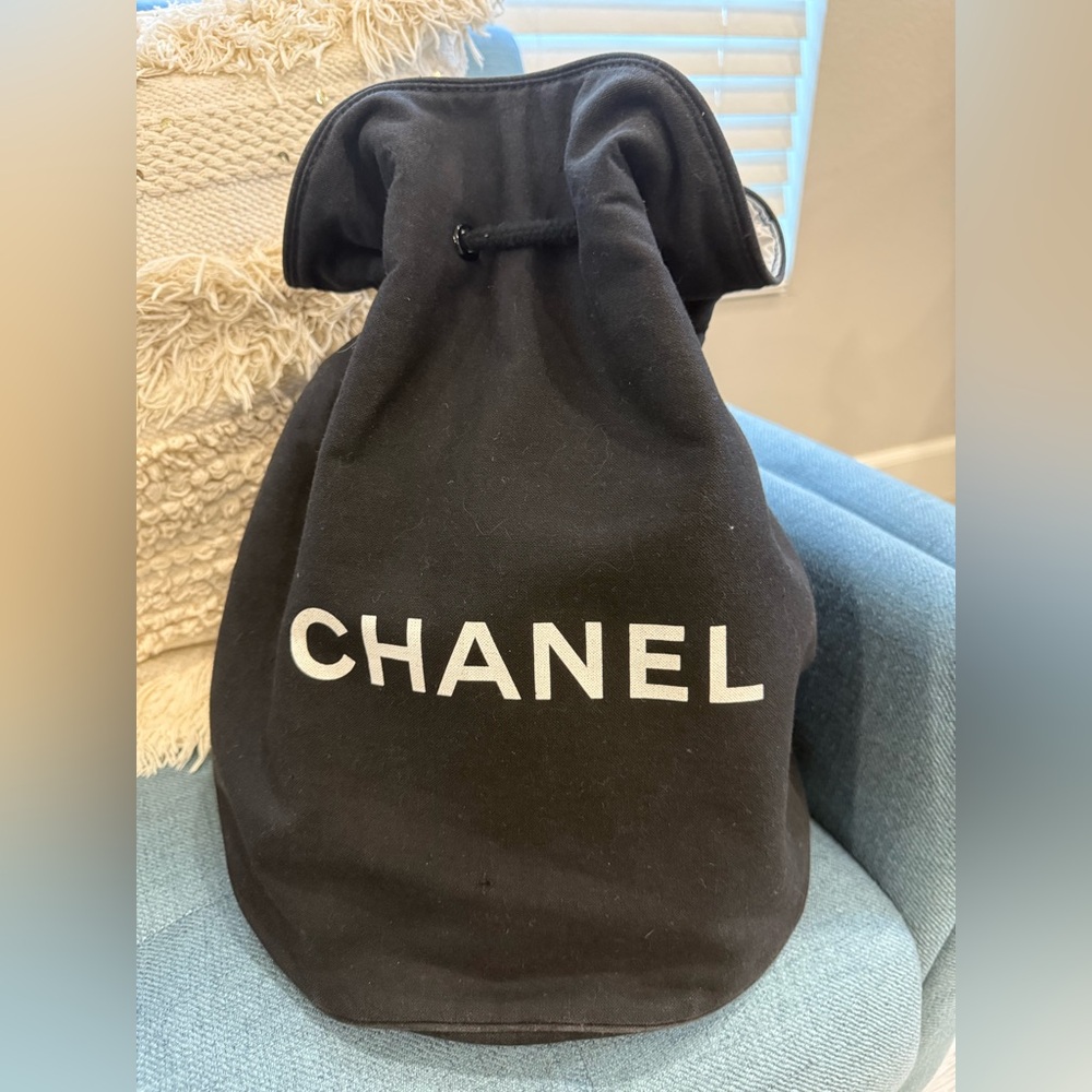 Chanel Drawstring Backpack - image 2